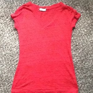 Red v neck
